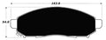 Porterfield Brake Pads for 2014 NISSAN FRONTIER 2WD