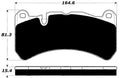 Porterfield Brake Pads for 2015 MASERATI GHIBLI (360mm Front/350mm Rear)