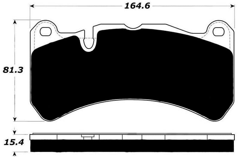 Porterfield Brake Pads for 2015 MASERATI GHIBLI (360mm Front/350mm Rear)