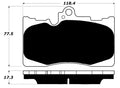 Porterfield Brake Pads for 2016 LEXUS GS 200T