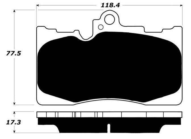 Porterfield Brake Pads for 2015 LEXUS RC350