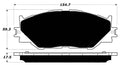 Porterfield Brake Pads for 2016 LEXUS IS 250