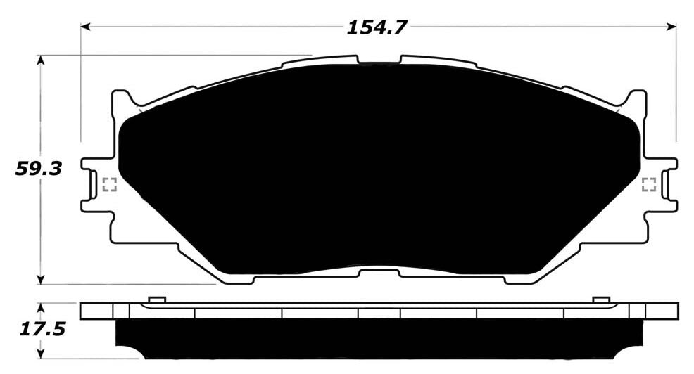Porterfield Brake Pads for 2016 LEXUS IS 250