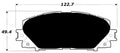 Porterfield Brake Pads for 2015 TOYOTA PRIUS