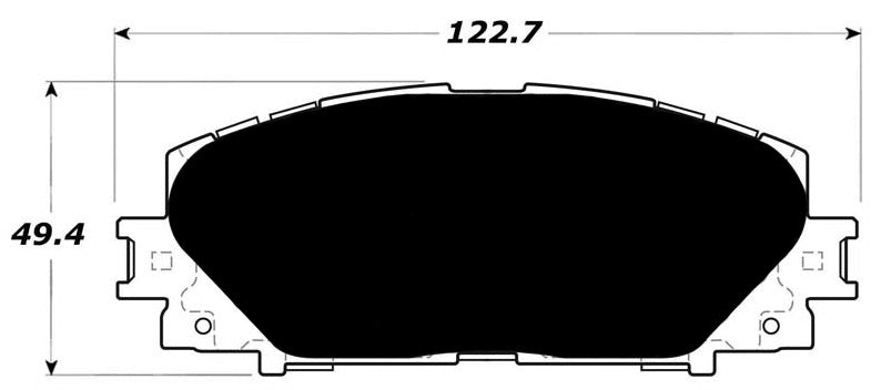 Porterfield Brake Pads for 2015 TOYOTA PRIUS