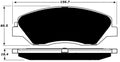 Porterfield Brake Pads for 2014 KIA SEDONA