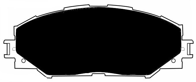 Porterfield Brake Pads for 2014 TOYOTA RAV4 w/o 3rd Row Seat