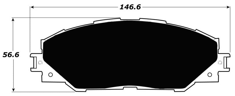 Porterfield Brake Pads for 2014 TOYOTA MATRIX XRS