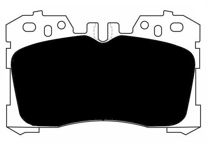 Porterfield Brake Pads for 2014 LEXUS LS 600h L