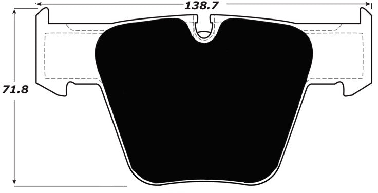Porterfield Brake Pads for 2014 MERCEDES-BENZ CL63 AMG