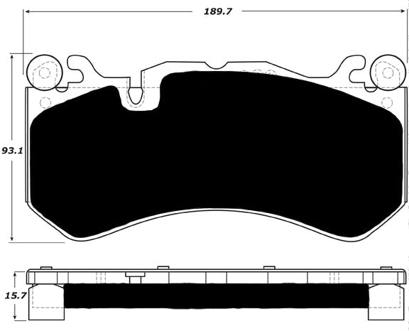 Porterfield Brake Pads for 2015 MERCEDES-BENZ S600