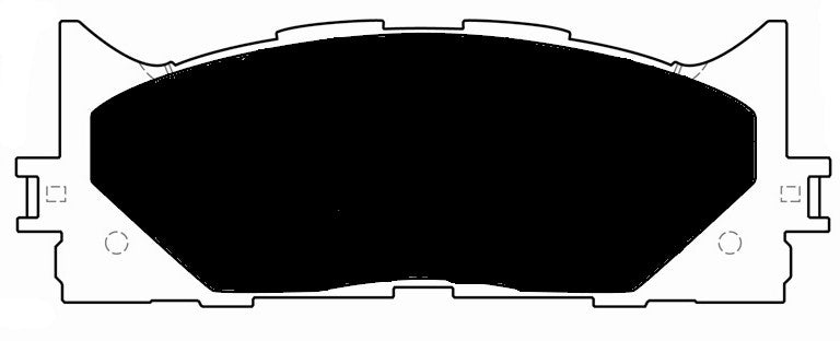 Porterfield Brake Pads for 2017 LEXUS ES 350