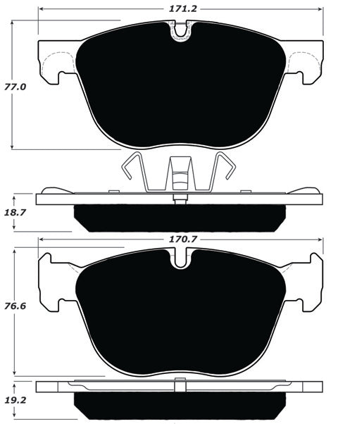 Porterfield Brake Pads for 2015 BMW X5 35i