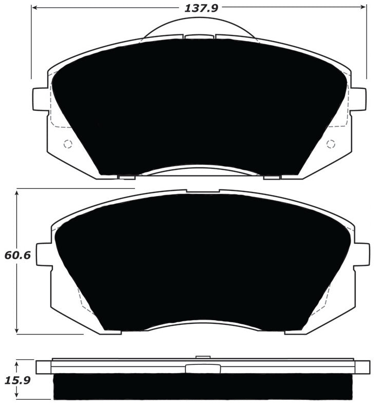 Porterfield Brake Pads for 2016 HYUNDAI TUCSON FWD