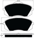 Porterfield Brake Pads for 2014 HYUNDAI TUCSON FWD
