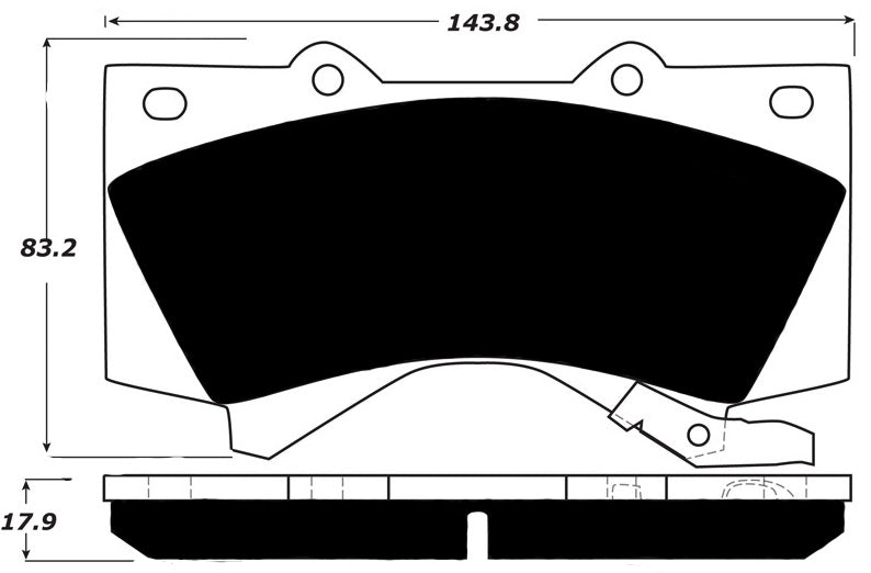 Porterfield Brake Pads for 2015 LEXUS LX 570