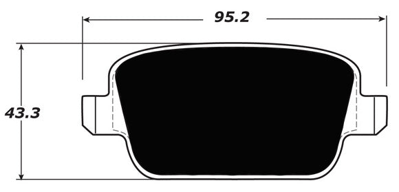 Porterfield Brake Pads for 2016 VOLVO XC70 300mm Fwd Front Disc Solid Rear w/Manual PB