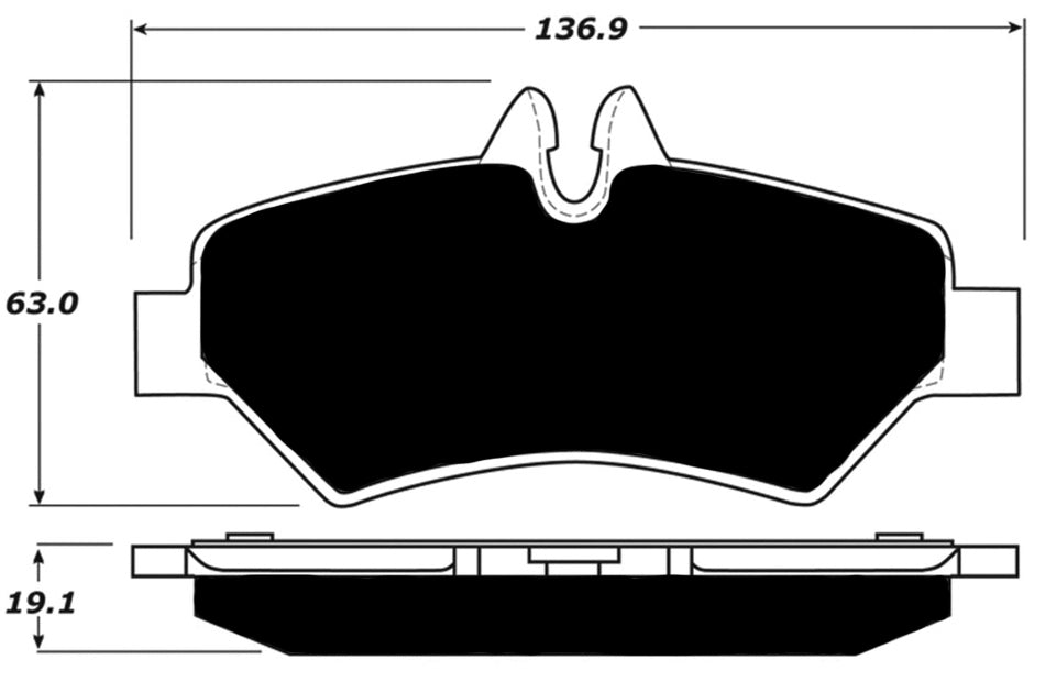 Porterfield Brake Pads for 2016 FREIGHTLINER SPRINTER 2500