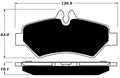 Porterfield Brake Pads for 2016 FREIGHTLINER SPRINTER 3500