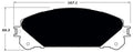 Porterfield Brake Pads for 2015 LEXUS RX 400H Hybrid