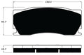 Porterfield Brake Pads for 2015 JAGUAR XKR w/Alcon Brake Pkg.