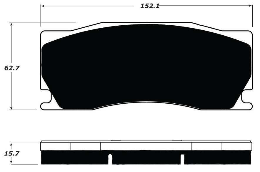 Porterfield Brake Pads for 2015 JAGUAR XKR w/Alcon Brake Pkg.