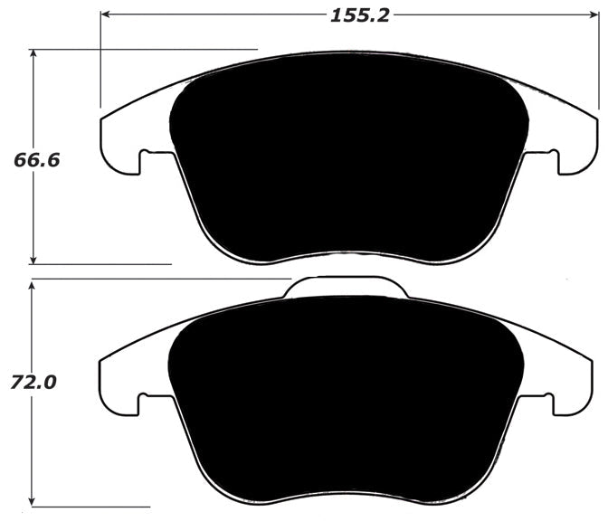 Porterfield Brake Pads for 2015 VOLKSWAGEN TIGUAN