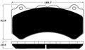 Porterfield Brake Pads for 2015 NISSAN GTR