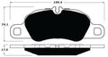 Porterfield Brake Pads for 2014 PORSCHE 911 Carrera w/ Iron Discs