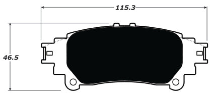 Porterfield Brake Pads for 2016 LEXUS IS200T