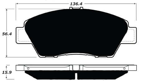Porterfield Brake Pads for 2015 HONDA FIT