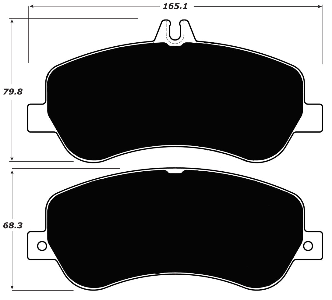 Porterfield Brake Pads for 2014 MERCEDES-BENZ GLK250