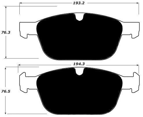Porterfield Brake Pads for 2014 VOLVO XC90 w/328mm Front Disc