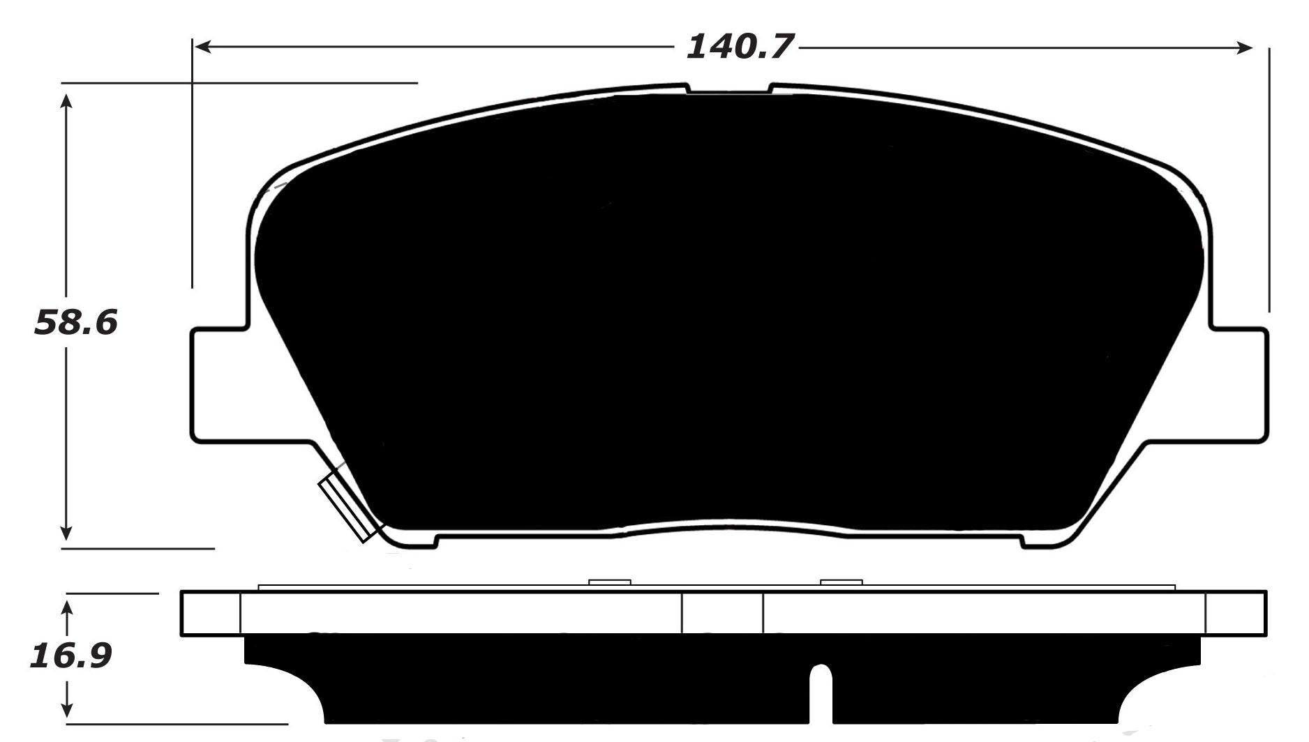 Porterfield Brake Pads for 2014 KIA Optima 2.0L Turbo w/EPB