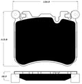 Porterfield Brake Pads for 2015 BMW X5 50i "M" Performance Brakes