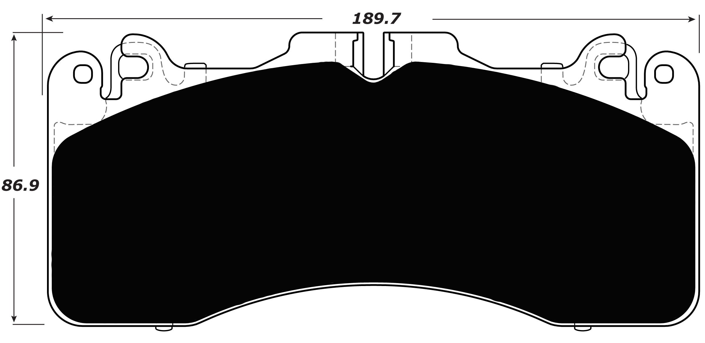 Porterfield Brake Pads for 2018 LEXUS RC-F