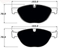 Porterfield Brake Pads for 2015 JAGUAR XF/XFR V8