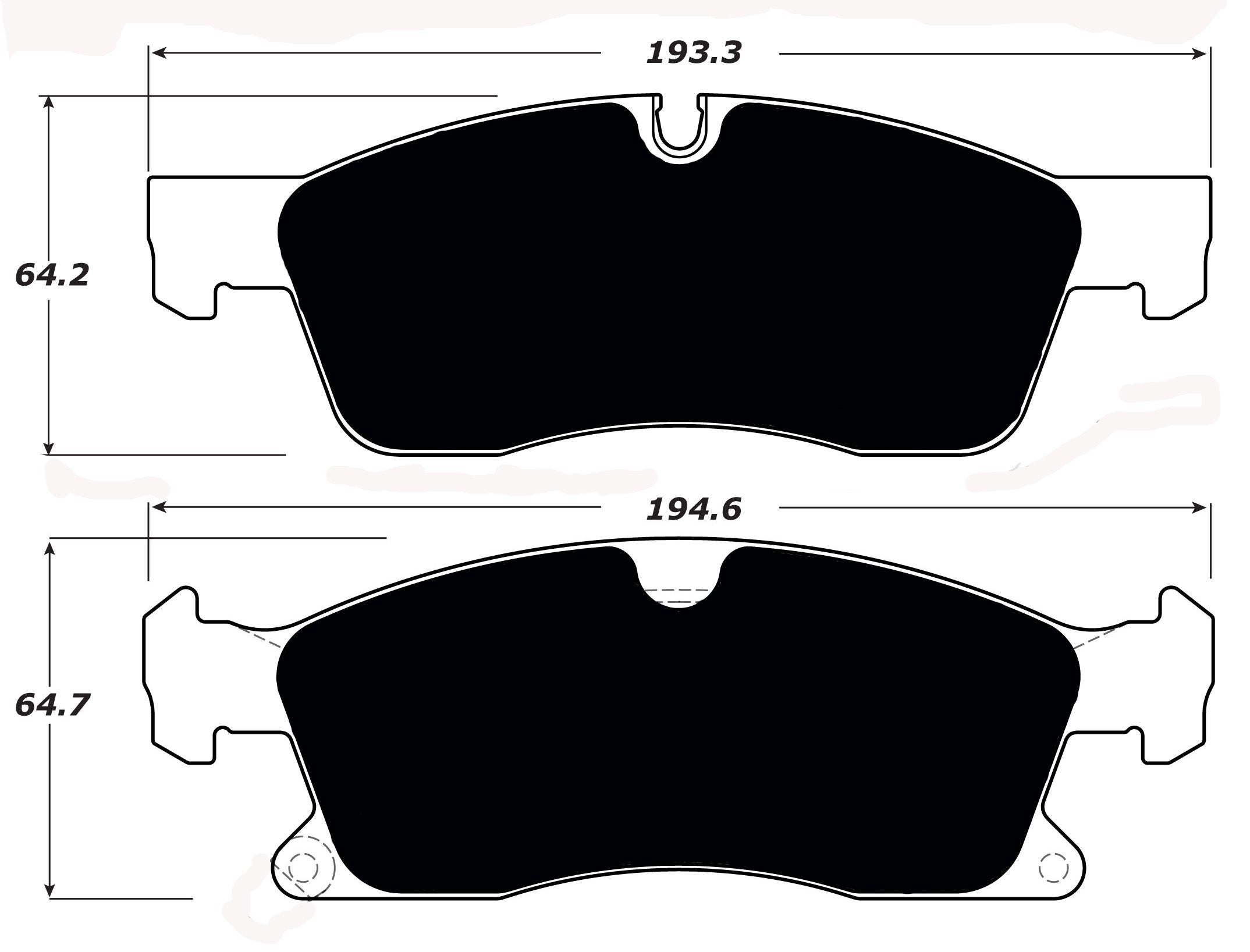 Porterfield Brake Pads for 2015 DODGE DURANGO