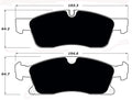 Porterfield Brake Pads for 2014 MERCEDES-BENZ GL350 BlueTec