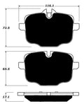 Porterfield Brake Pads for 2018 BMW 530eX - Sport M Brakes