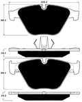 Porterfield Brake Pads for 2015 BMW 528 Series w/ High Speed Brake System
