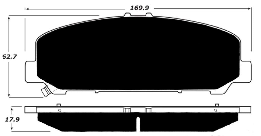Porterfield Brake Pads for 2015 NISSAN ARMADA