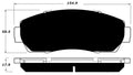 Porterfield Brake Pads for 2014 HONDA CRV -AWD