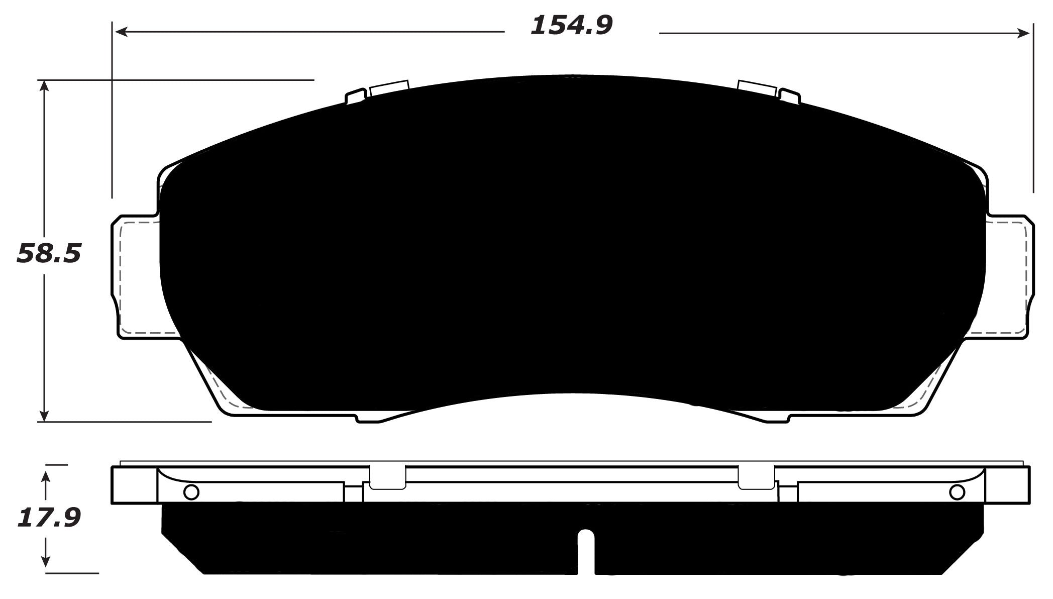 Porterfield Brake Pads for 2014 HONDA CRV -AWD