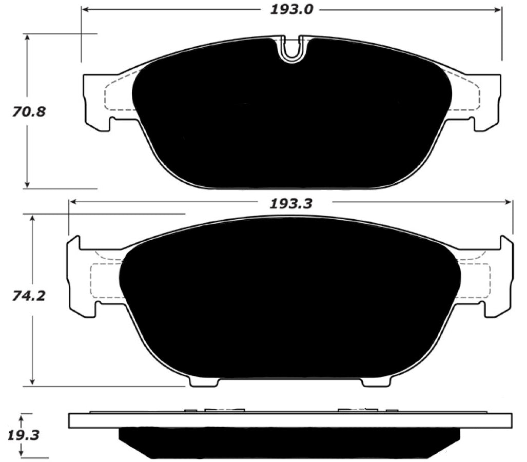 Porterfield Brake Pads for 2019 AUDI A6 3.0T