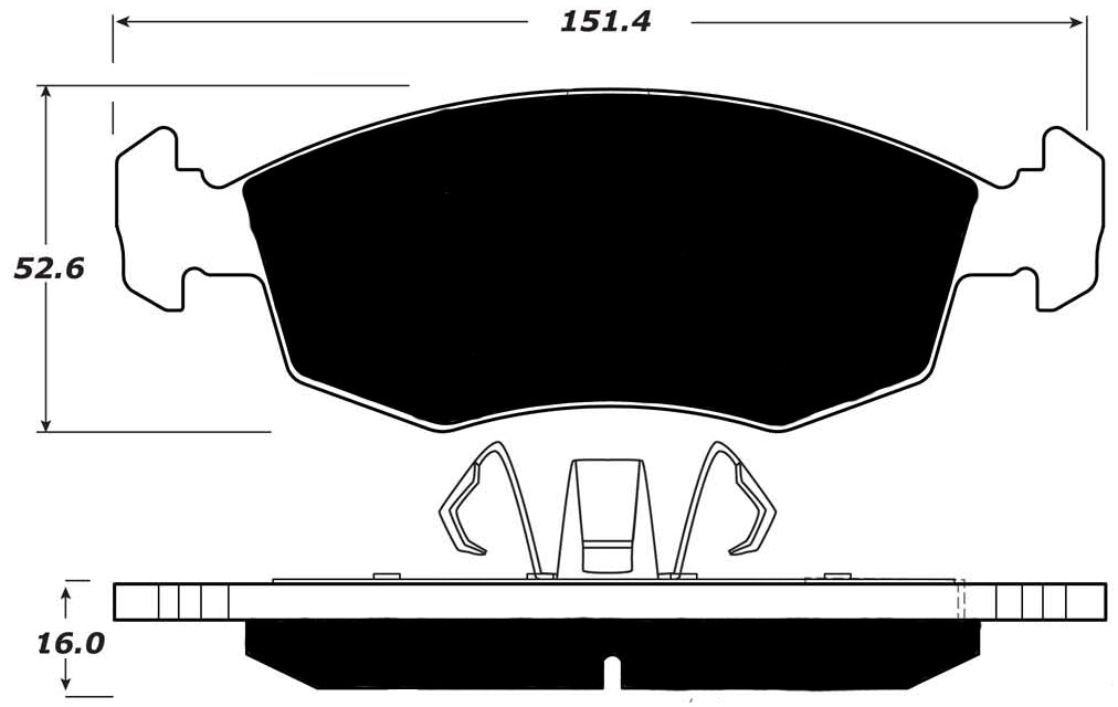 Porterfield Brake Pads for 2014 FIAT 500