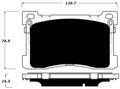 Porterfield Brake Pads for 2016 HYUNDAI EQUUS 5.0L