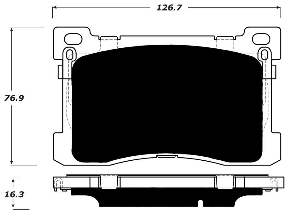 Porterfield Brake Pads for 2016 HYUNDAI EQUUS 5.0L