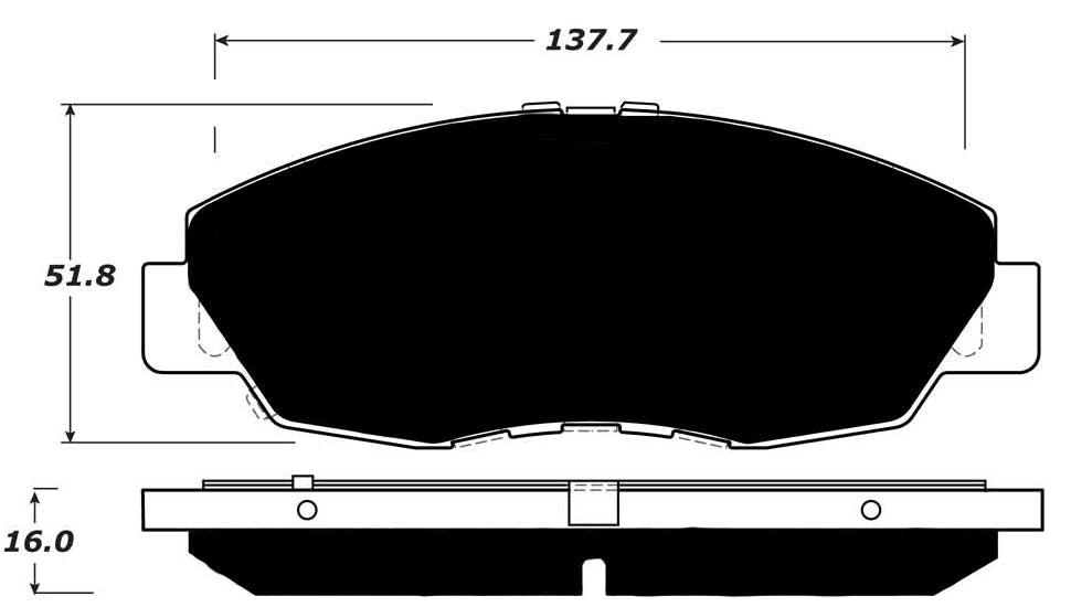 Porterfield Brake Pads for 2014 HONDA CIVIC Coupe DX