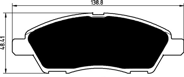 Porterfield Brake Pads for 2016 NISSAN Versa Note